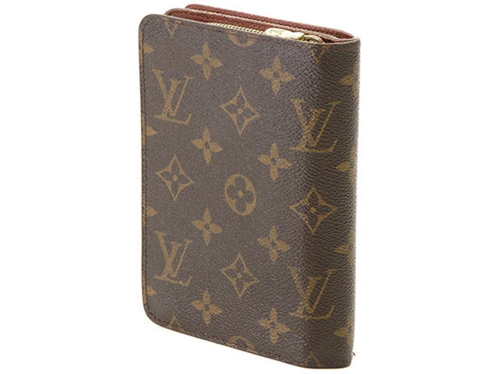 Louis Vuitton Portefeuille Papier Monogram Zip Brown